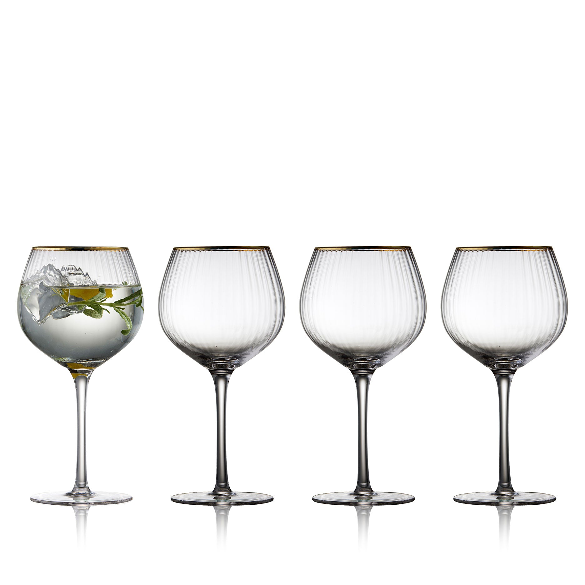 Palermo Gold gin & tonic glas 4 stk